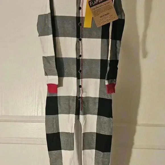 Lazy One Kids' FlapJacks Pajamas - Long John PJs with Trap Door - Picture 1 of 4